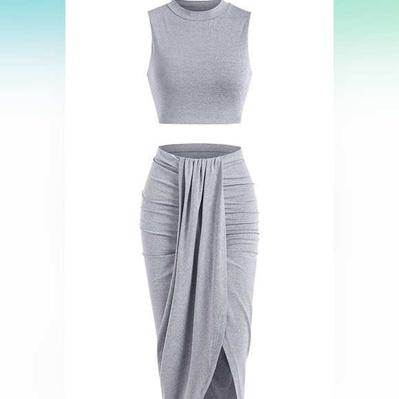 Zaful two piece dress. - Picture 3 of 7